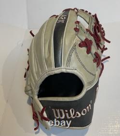 Gant de baseball Wilson A2K 1787 Pro Stock Select 11.75 pour joueur de champ intérieur droit H-Webb EUC