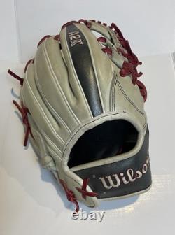 Gant de baseball Wilson A2K 1787 Pro Stock Select 11.75 pour joueur de champ intérieur droit H-Webb EUC