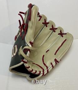 Gant de baseball Wilson A2K 1787 Pro Stock Select 11.75 pour joueur de champ intérieur droit H-Webb EUC