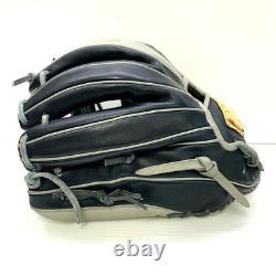Gant de baseball Wilson BEAR Logo Infielder 11.75 Noir Ancien Modèle Utilisé Japon