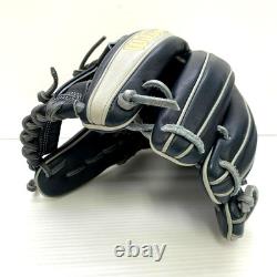 Gant de baseball Wilson BEAR Logo Infielder 11.75 Noir Ancien Modèle Utilisé Japon