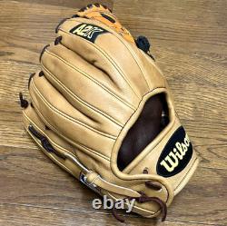 Gant de baseball Wilson JAPAN joueur de champ intérieur A2K 1786 RHT Hard Pro Stock SELECT Limité