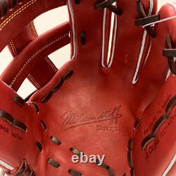 Gant de baseball Wilson Staff DUAL D5 Brick RHT pour joueur de champ intérieur en cuir Pro Stock Japon