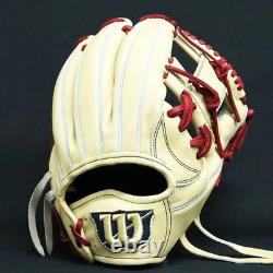 Gant de baseball Wilson Staff DUAL TEDDY BEAR LOGO ProStock Infield RHT 1723 JAPON