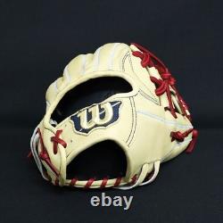 Gant de baseball Wilson Staff DUAL TEDDY BEAR LOGO ProStock Infield RHT 1723 JAPON