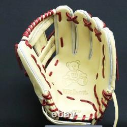Gant de baseball Wilson Staff DUAL TEDDY BEAR LOGO ProStock Infield RHT 87 JAPON