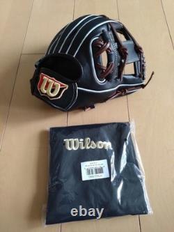 Gant de baseball Wilson Staff WBW102903 11.5 Infield RHT Noir SS Pro Stock Neuf