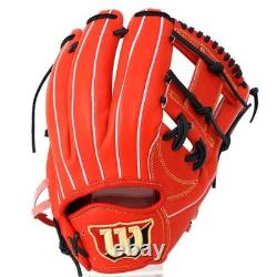 Gant de baseball Wilson WBW101703 1723 Pro Stock 11.75 Infield Japon RHT Hardball Orange