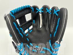 Gant de baseball ZETT Pro Model 11,75 pouces champ intérieur Noir Argent H-Web RHT NPB Japon