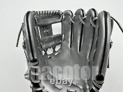 Gant de baseball ZETT Special Pro Commande 11.5 Infield Argent Noir RHT NPB Limité