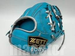 Gant de baseball ZETT Special Pro Commande 11.5 Infield Bleu Macaron Droitier Limité