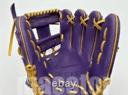 Gant de baseball ZETT Special Pro Commande 11.5 Infield Violet Or RHT Imamiya NPB