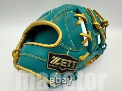 Gant de baseball ZETT Special Pro Order 11.5 Infield Lake Green Gold RHT Kenta