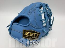 Gant de baseball ZETT Special Pro Order 11,5' pour joueur de champ intérieur bleu clair, droitier, rare, édition limitée