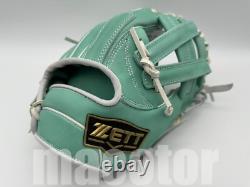 Gant de baseball ZETT Special Pro Order 12 pour joueur de champ intérieur, vert menthe et blanc, droitier, V-Web