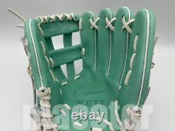 Gant de baseball ZETT Special Pro Order 12 pour joueur de champ intérieur, vert menthe et blanc, droitier, V-Web