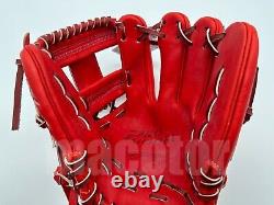 Gant de baseball d'Infield Japan ZETT Pro Model 11.75 Rouge avec H-Web RHT, Édition Limitée