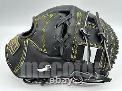 Gant de baseball d'arrêt spécial ZETT Pro Order 11.5 Infield Noir H-Web RHT Japon NPB