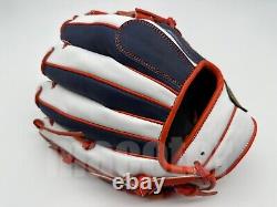 Gant de baseball d'infériorité Japan ZETT Special Pro Order 11.5 Navy Orange H-Web RHT.