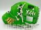 Gant De Baseball D&rsquo;infield Japan Hi-gold Pro Order 12, Vert Vif, Toile En H, Droitier (rht)