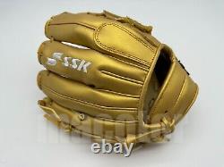 Gant de baseball d'intérieur Japan SSK Special Pro Order 11.5 en or pur H-Web RHT