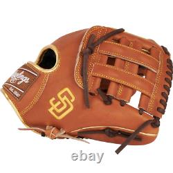 Gant de baseball d’intérieur Rawlings Heart of the Hide MLB San Diego Padres 11,5 pouces