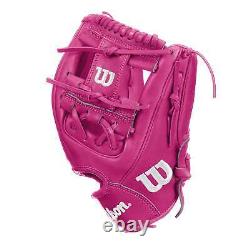 Gant de baseball d'intérieur Wilson A2000 1786 11.5 de couleur flamboyante pour droitier