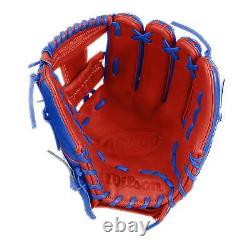 Gant de baseball d'intérieur Wilson A2000 1786 11,5 drapeau dominicain pour droitier