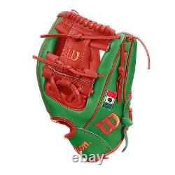 Gant de baseball d'intérieur Wilson A2000 1786 11.5 drapeau mexicain lanceur droit