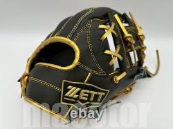 Gant de baseball d’intérieur ZETT Special Pro Order 11,5 noir et or RHT édition limitée