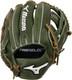 Gant De Baseball De Champ Int&eacute;rieur Mizuno Gps-50d Pro Select Haut De Gamme Pour Droitier, 11,75 Pouces, Neuf