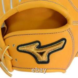 Gant de baseball de champ intérieur Mizuno Pro Crafted Edition TM 11,5 pouces orange foncé Japon NEUF