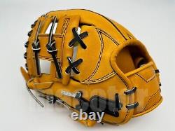 Gant de baseball de champ intérieur SSK Black Soul 11,75 noir et marron H-Web LHT Japan Pro RARE