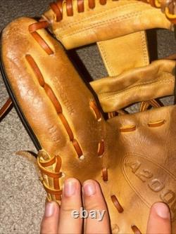 Gant de baseball de champ intérieur Wilson A2000 1786 Pro Stock de 11,5 pouces pour droitier