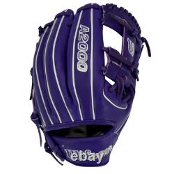 Gant de baseball de champ intérieur Wilson A2000 1786 Secret Menu violet 11,5 pouces WBW104299115