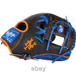 Gant de baseball de terrain intérieur Rawlings Heart of the Hide MLB New York Mets 11.5 pouces