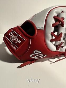 Gant de baseball de terrain intérieur Rawlings Heart of the Hide MLB Washington Nationals 11.5 pouces