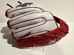 Gant de baseball de terrain intérieur Rawlings Heart of the Hide MLB Washington Nationals 11.5 pouces