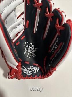 Gant de baseball de terrain intérieur Rawlings Heart of the Hide MLB Washington Nationals 11.5 pouces