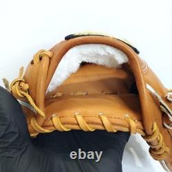 Gant de baseball dur ATOMS APL-UR10 Infield, fabriqué au Japon, en cuir pro, grand