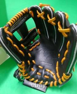 Gant de baseball dur Mizuno Pro Baseball HAGA JAPAN Infield 1AJGH21113 Fabriqué au Japon