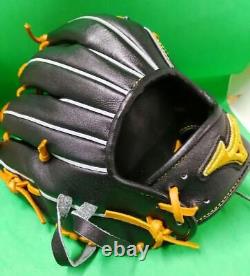 Gant de baseball dur Mizuno Pro Baseball HAGA JAPAN Infield 1AJGH21113 Fabriqué au Japon