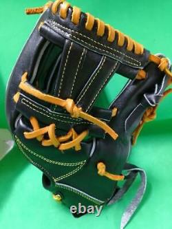 Gant de baseball dur Mizuno Pro Baseball HAGA JAPAN Infield 1AJGH21113 Fabriqué au Japon