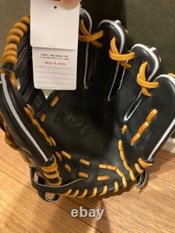 Gant de baseball dur Mizuno Pro HAGA JAPAN Commande personnalisée pour infield Fabriqué au JAPON