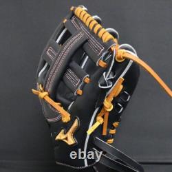 Gant de baseball dur Mizuno Pro HAGA JAPAN Commande personnalisée pour le champ intérieur Fabriqué au JAPON