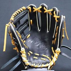 Gant de baseball dur Mizuno Pro HAGA JAPAN Infield Commande personnalisée Fabriqué au JAPON