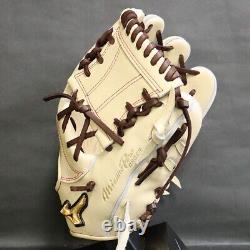 Gant de baseball dur Mizuno Pro HAGA JAPON Infield Commande personnalisée Fabriqué au JAPON