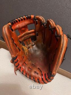 Gant de baseball en cuir Mizuno Pro HAGA Japan Infield d'occasion