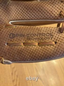 Gant de baseball en cuir Wilson A2000 Pro Stock Spin Control pour le champ intérieur 11,75 pouces