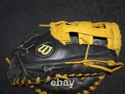 Gant de baseball en cuir Wilson A2000 RHT pour première base Pro Stock 12,5 classique avec sangle ajustable